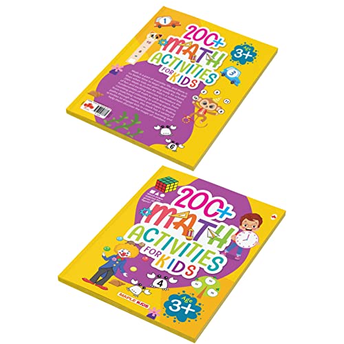 Math Activity Book for Kids - 200+ Activities for Age 3+ Years -  Kids Activity Books in Sri Lanka from Arcade Online Shopping - Just Rs. 1490!
