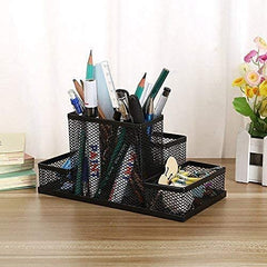 Evercozy Compartment Metal Mesh Desk Organizer Stationary Storage Stand Pen, Pencil Holder for Office, Home, and Study Table (4 COMPARTMENT) -  Pen Holders in Sri Lanka from Arcade Online Shopping - Just Rs. 3217!