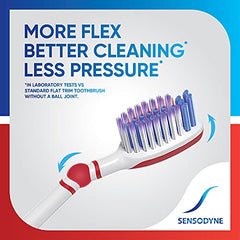 Sensodyne Sensitivity & Gum Manual Toothbrush for adults with Soft Bristles & Duoflex Neck for Better Cleaning, 107.6 g,Multicolor -  Manual Toothbrushes in Sri Lanka from Arcade Online Shopping - Just Rs. 2127!