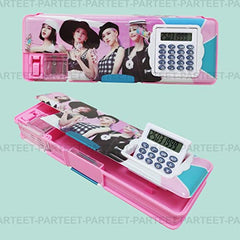 PARTEET Magnetic Pencil Box with Calculater and Attached Dual Sharpener, Luxury Pencil Case for Kids – Stationary Organizer Pencil Box for Girls, Kids, Boys, Return Gift for Kids (Assorted Design) -  Pencil Cases in Sri Lanka from Arcade Online Shopping - Just Rs. 3141!