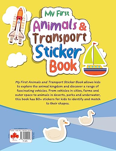 My First Sticker Book - Animals and Transport - Activity Book for Kids with 100+ stickers - Age 3+ -  Kids Activity Books in Sri Lanka from Arcade Online Shopping - Just Rs. 1590!