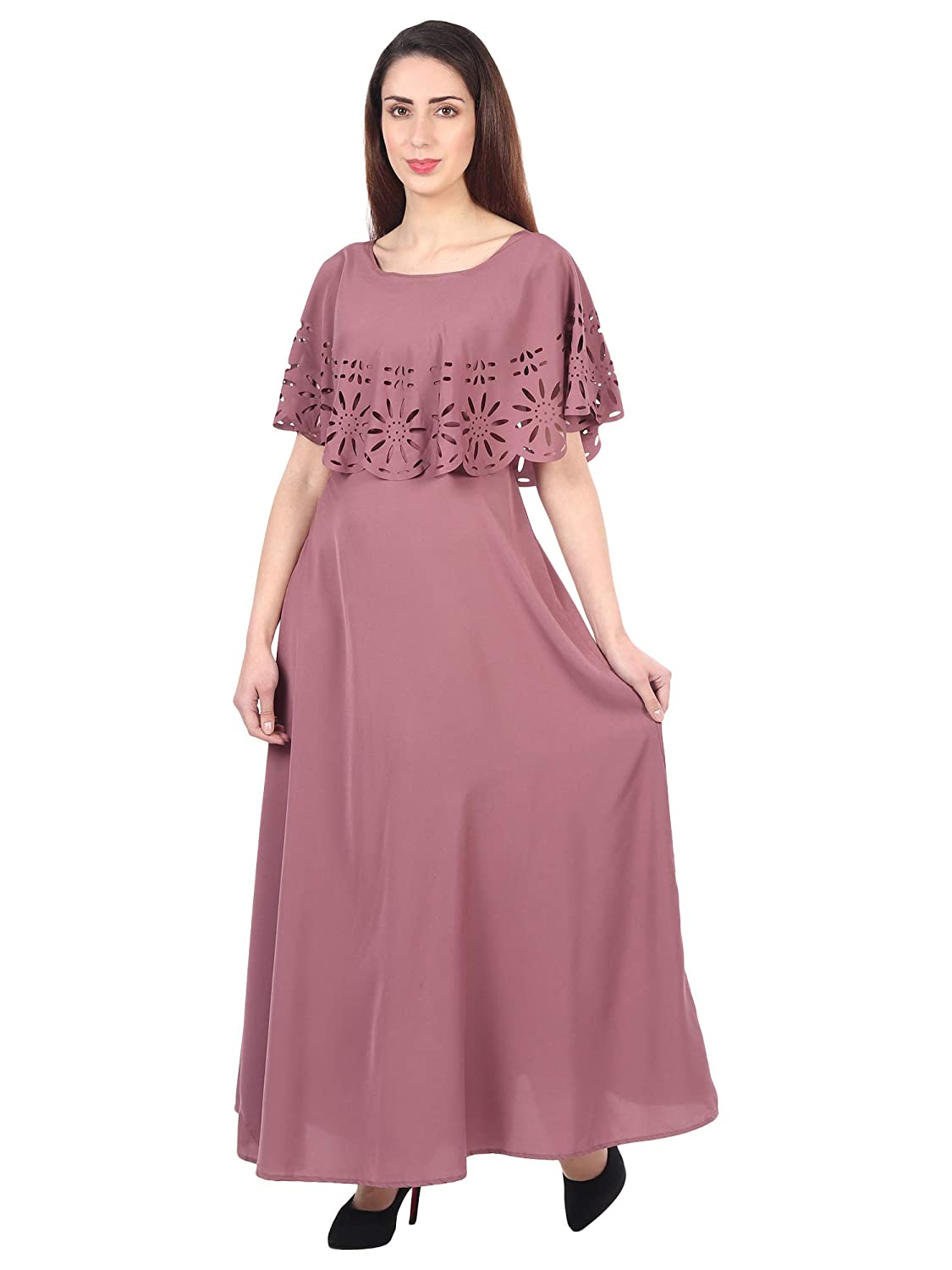 IQRA FASHION Women's Fit And Flare Maxi Dress -  Dresses in Sri Lanka from Arcade Online Shopping - Just Rs. 4899!