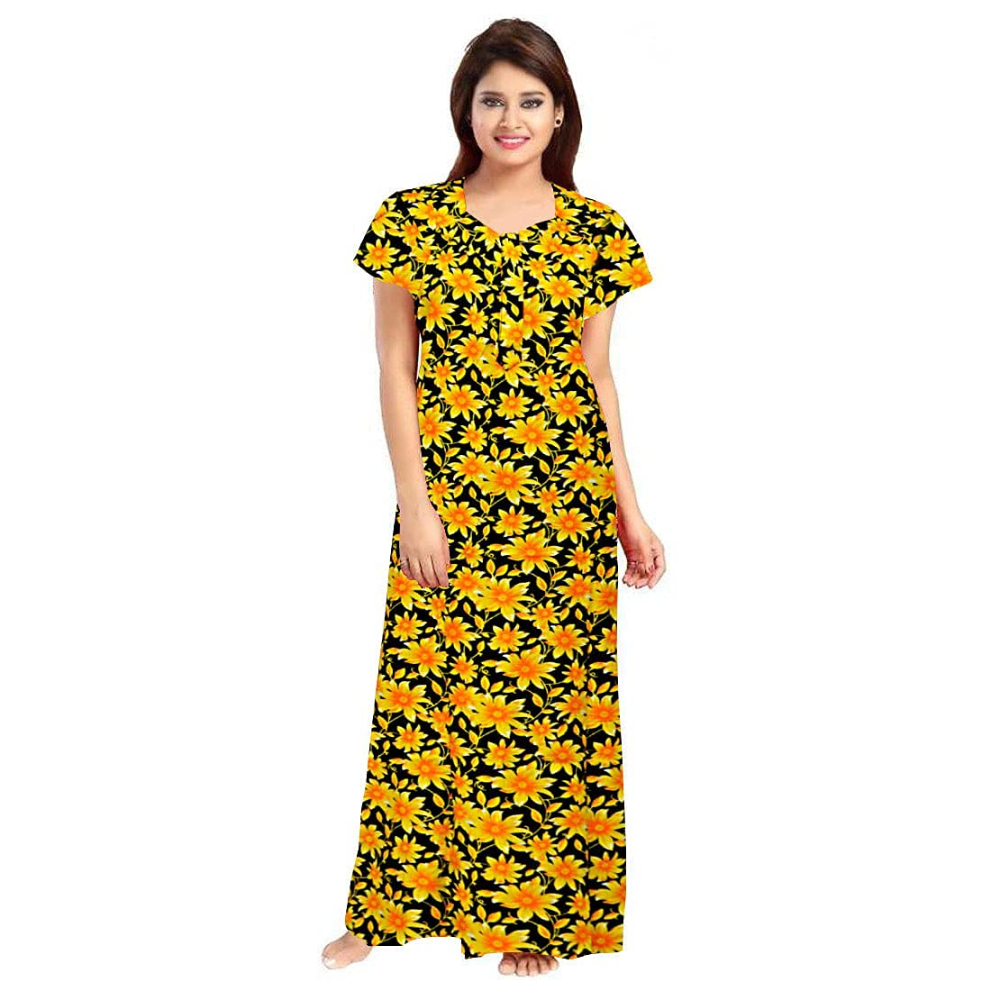 NEGLIGEE Women's Cotton Printed Maxi Nighty (Pack of 2) -  Women's Night Wear in Sri Lanka from Arcade Online Shopping - Just Rs. 5899!
