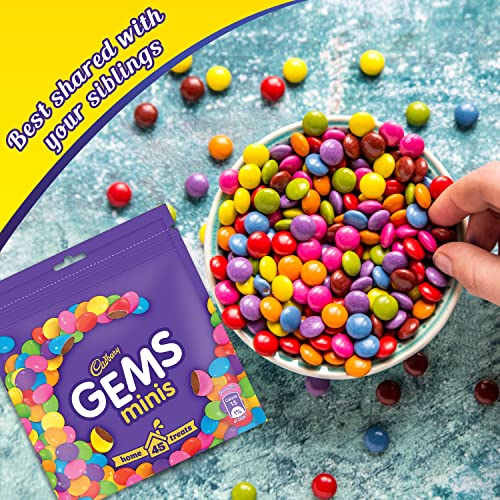 Cadbury Gems Chocolate Home Treats Pack, 142.2 g -  Chocolates in Sri Lanka from Arcade Online Shopping - Just Rs. 2589!