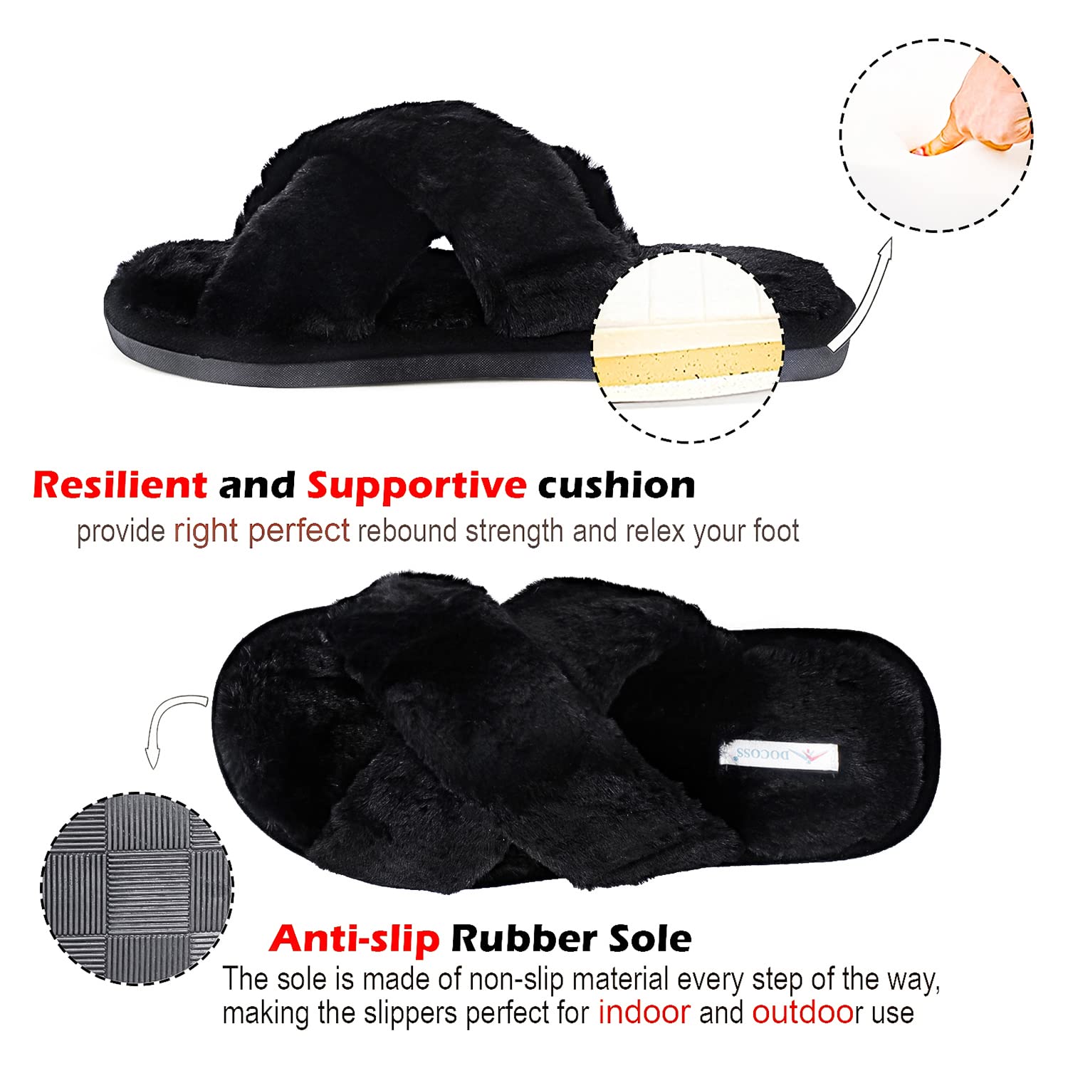 Docoss Unisex-Adult Warm Slippers For Indoor Women Slipper -  fashion Slippers in Sri Lanka from Arcade Online Shopping - Just Rs. 5199!