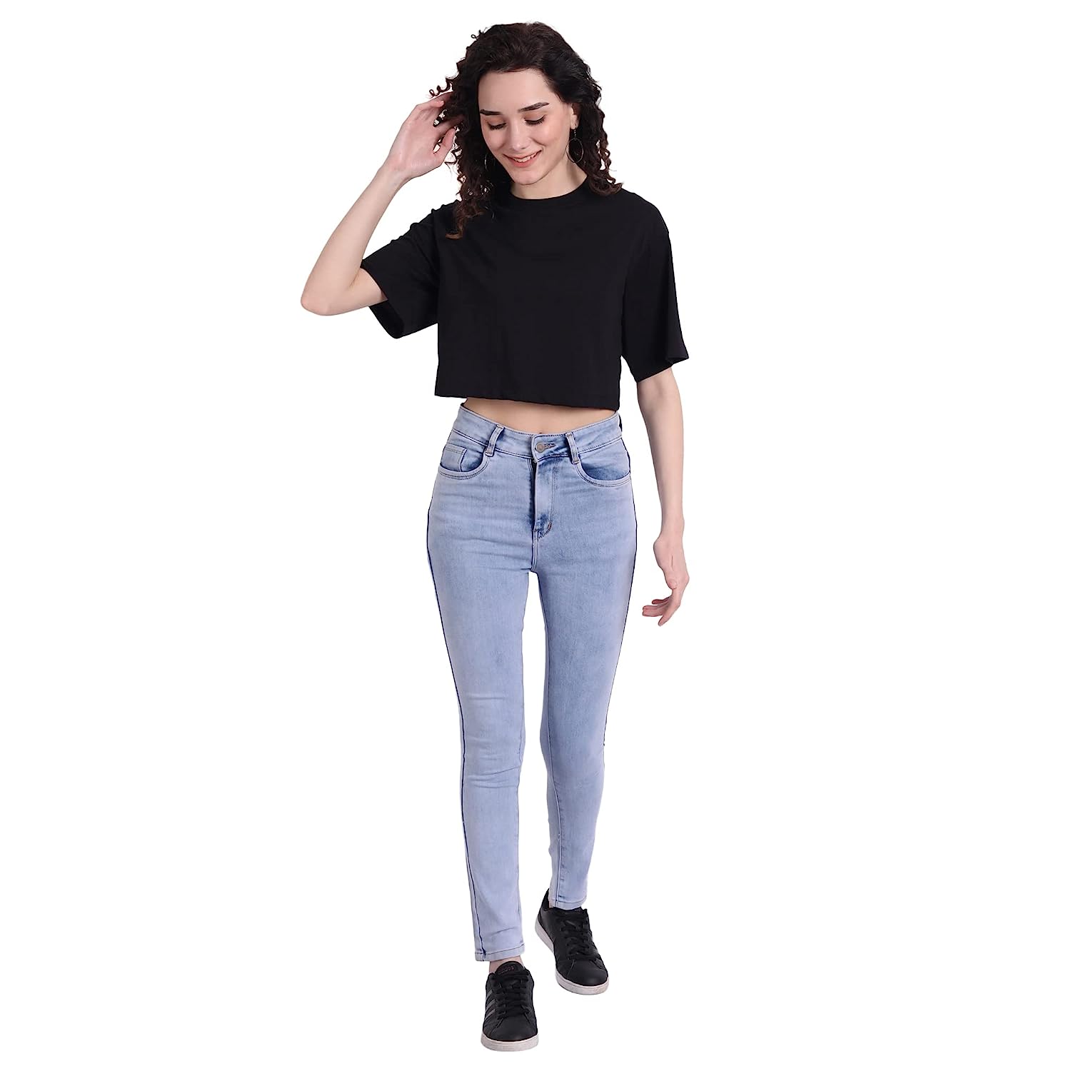 COLOR CAPITAL Oversized Cropped T-Shirt -  Women's T-Shirts in Sri Lanka from Arcade Online Shopping - Just Rs. 3219!