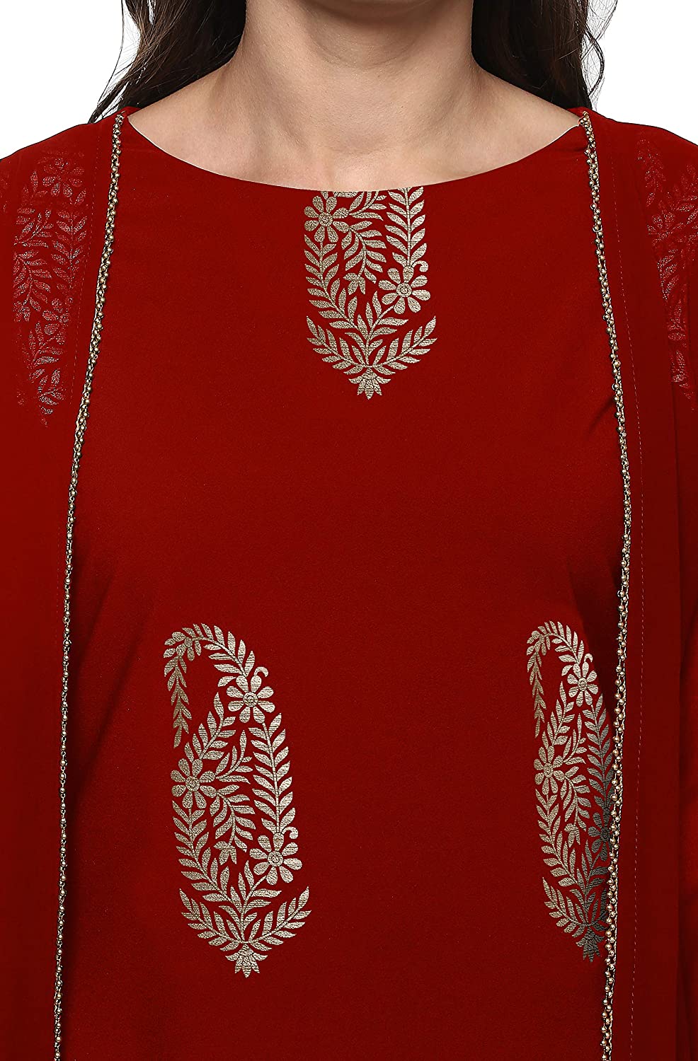 Janasya Women's Poly Crepe Jacket Style A-line Kurta -  Kurtas & Kurtis in Sri Lanka from Arcade Online Shopping - Just Rs. 6199!