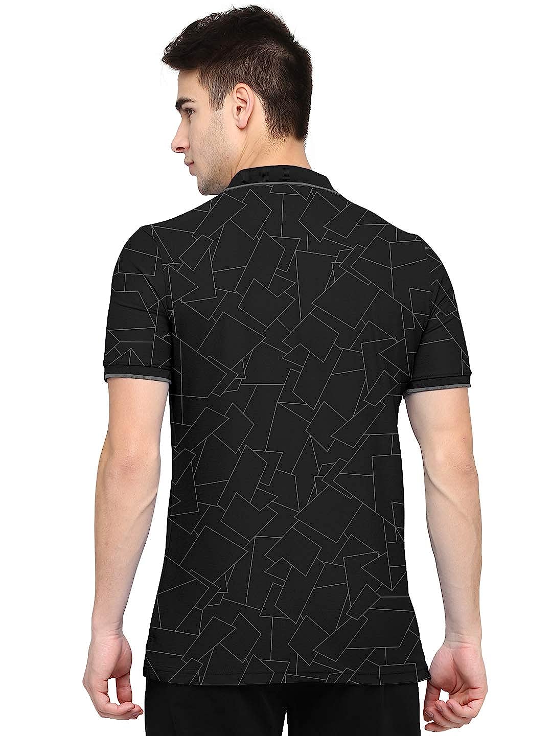 BULLMER Mens Regular Fit Printed Cotton Polo Tshirt -  Men's T-Shirts in Sri Lanka from Arcade Online Shopping - Just Rs. 3500!