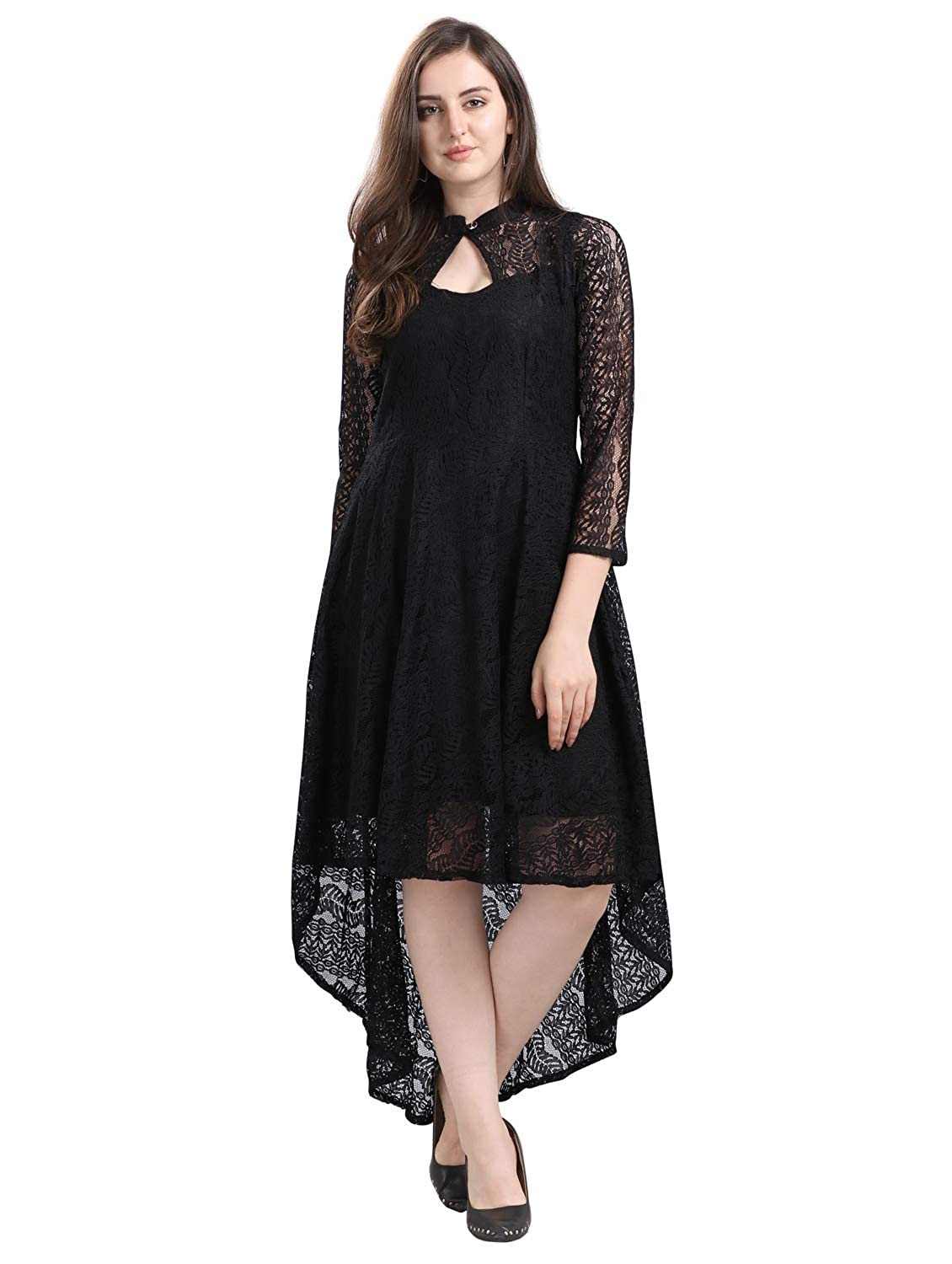 SIRIL Women's Dyed Fit & Flare Knee Length Russell Net Dress -  Dresses in Sri Lanka from Arcade Online Shopping - Just Rs. 5499!
