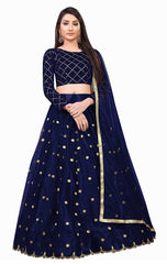 PATBRO Women's Net Semi-stitched Lehenga Choli -  dresses in Sri Lanka from Arcade Online Shopping - Just Rs. 4929!