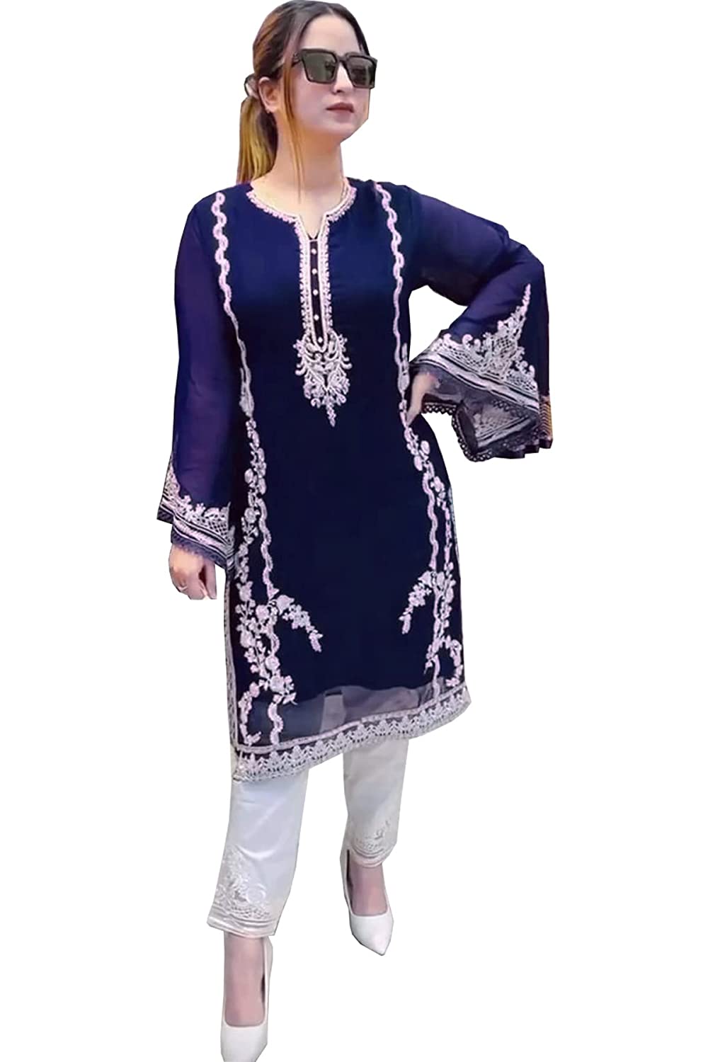Bollyclues Women's Georgette Salwar Suit Set -  Salwar Suits in Sri Lanka from Arcade Online Shopping - Just Rs. 6699!