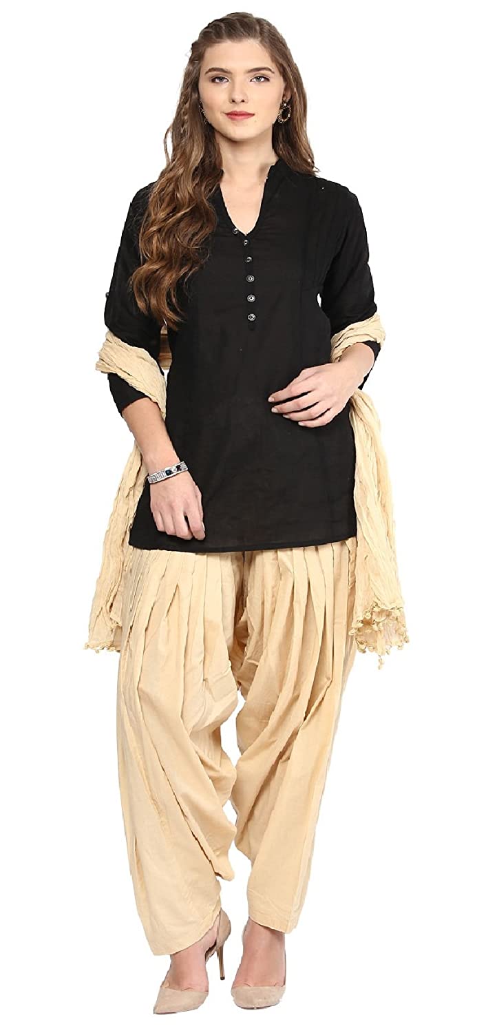 Pistaa's women's Cotton Short Kurti and Punjabi patiala Salwar with dupatta set & Plus Size -  Kurtas & Kurtis in Sri Lanka from Arcade Online Shopping - Just Rs. 6699!